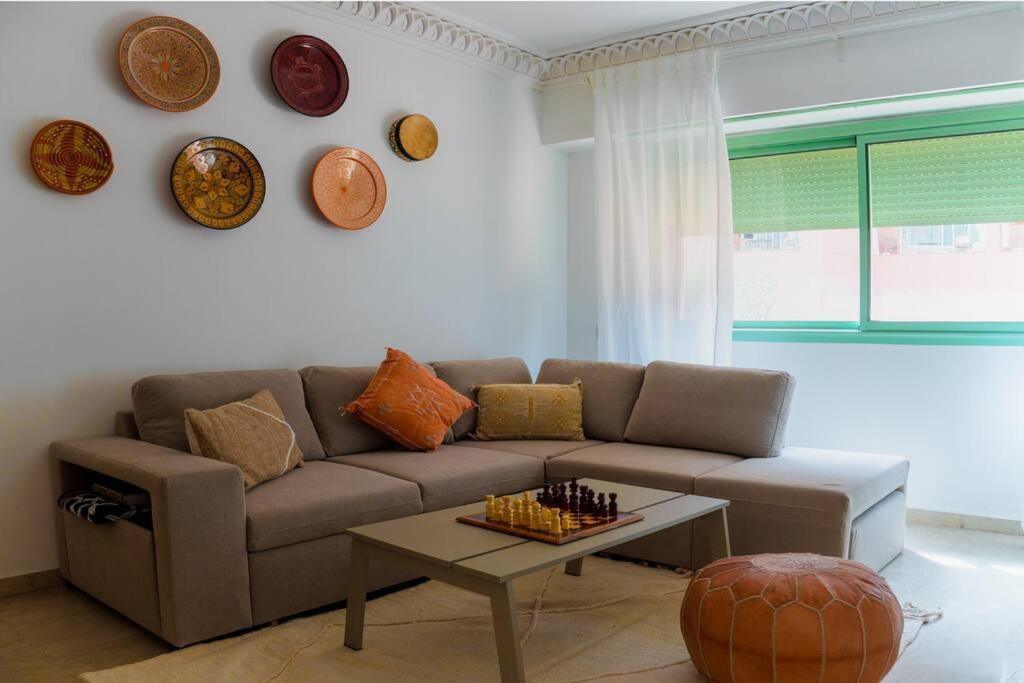 Bel Appart Hivernage Avec Belle Terrasse Marrakesch Exterior foto