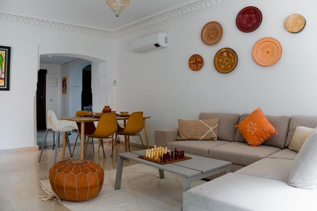 Bel Appart Hivernage Avec Belle Terrasse Marrakesch Exterior foto